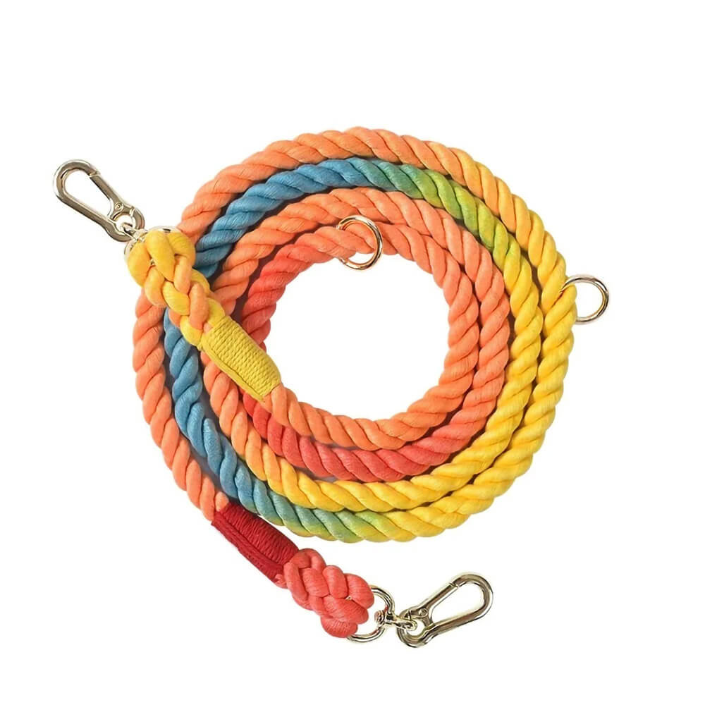 French Bulldog Ombre Rope Leash