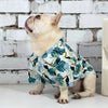 Frenchie Summer Hawaiian Floral Shirt