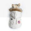 Arctic Fur Hooded French Bulldog Jacket - French Bulldog Store