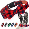 Bow Tie Plaid Frenchie Collar - French Bulldog Store