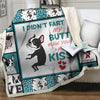 Load image into Gallery viewer, Butt&#39;s Affection French Bulldog Blanket - French Bulldog Store