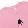 Load image into Gallery viewer, French Bulldog Embroidery Logo Crop Top - French Bulldog Store
