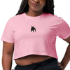Load image into Gallery viewer, French Bulldog Embroidery Logo Crop Top - French Bulldog Store