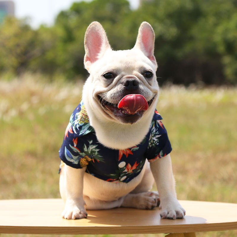 French Bulldog Hawaiian Shirt - French Bulldog Store