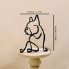 Load image into Gallery viewer, French Bulldog Metal Silhouette Statue - French Bulldog Store