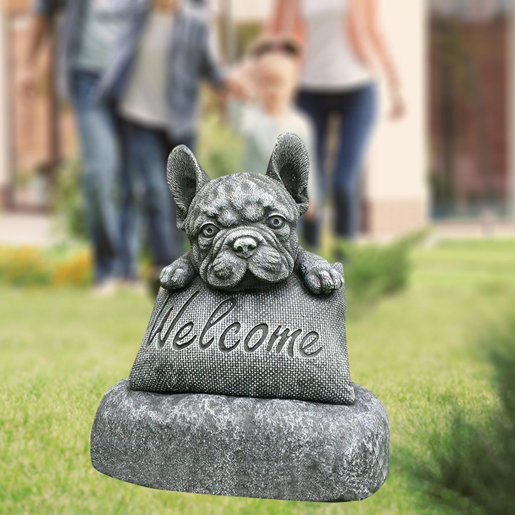 French Bulldog Welcome Statue - French Bulldog Store