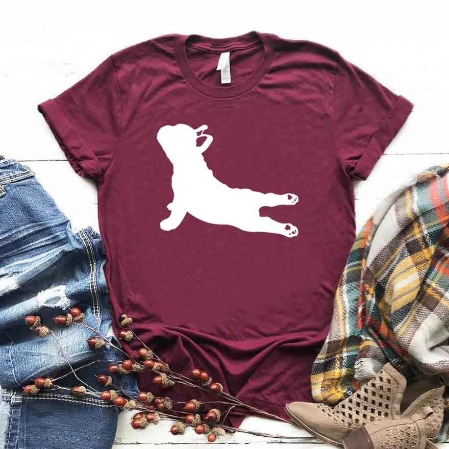 French Bulldog Yoga T-Shirt - French Bulldog Store
