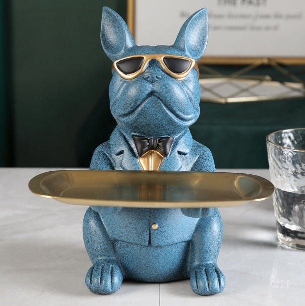 Frenchie Bartender Statue - French Bulldog Store