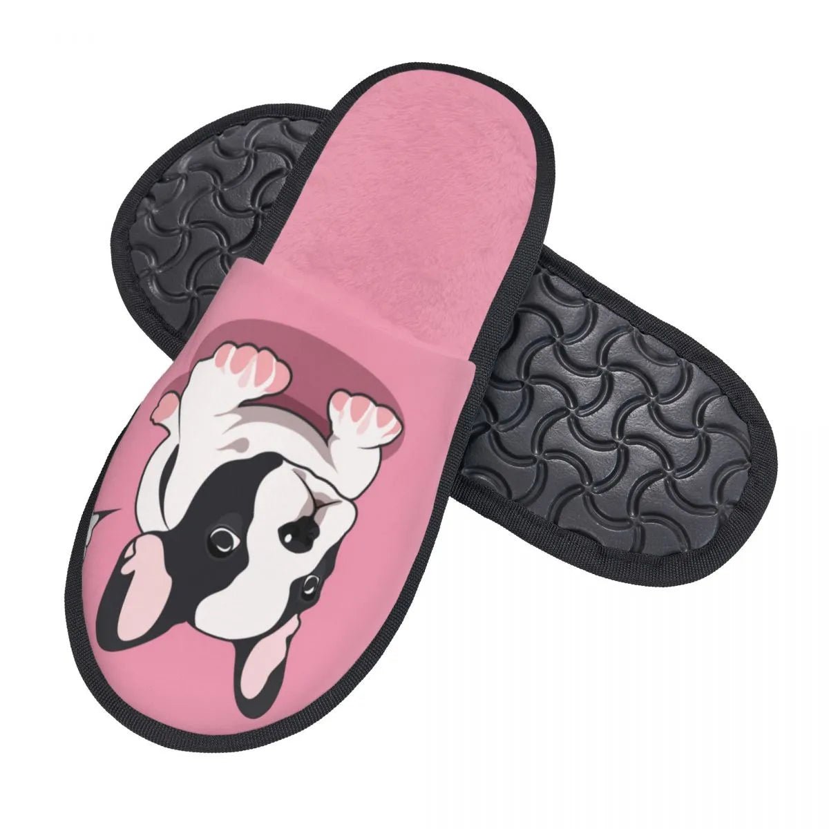 Frenchie Mom Fur Home Slippers - French Bulldog Store