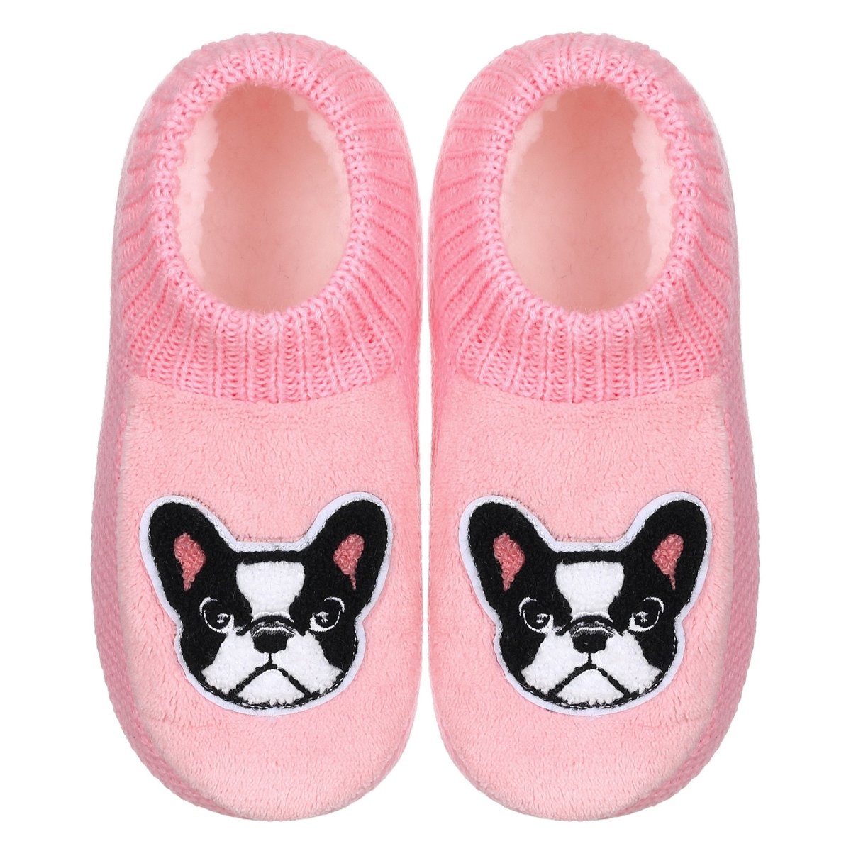 Fuzzy French Bulldog Slipper Socks - French Bulldog Store