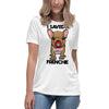 Load image into Gallery viewer, I Saved A Frenchie Women&#39;s Relaxed Tee - French Bulldog Store