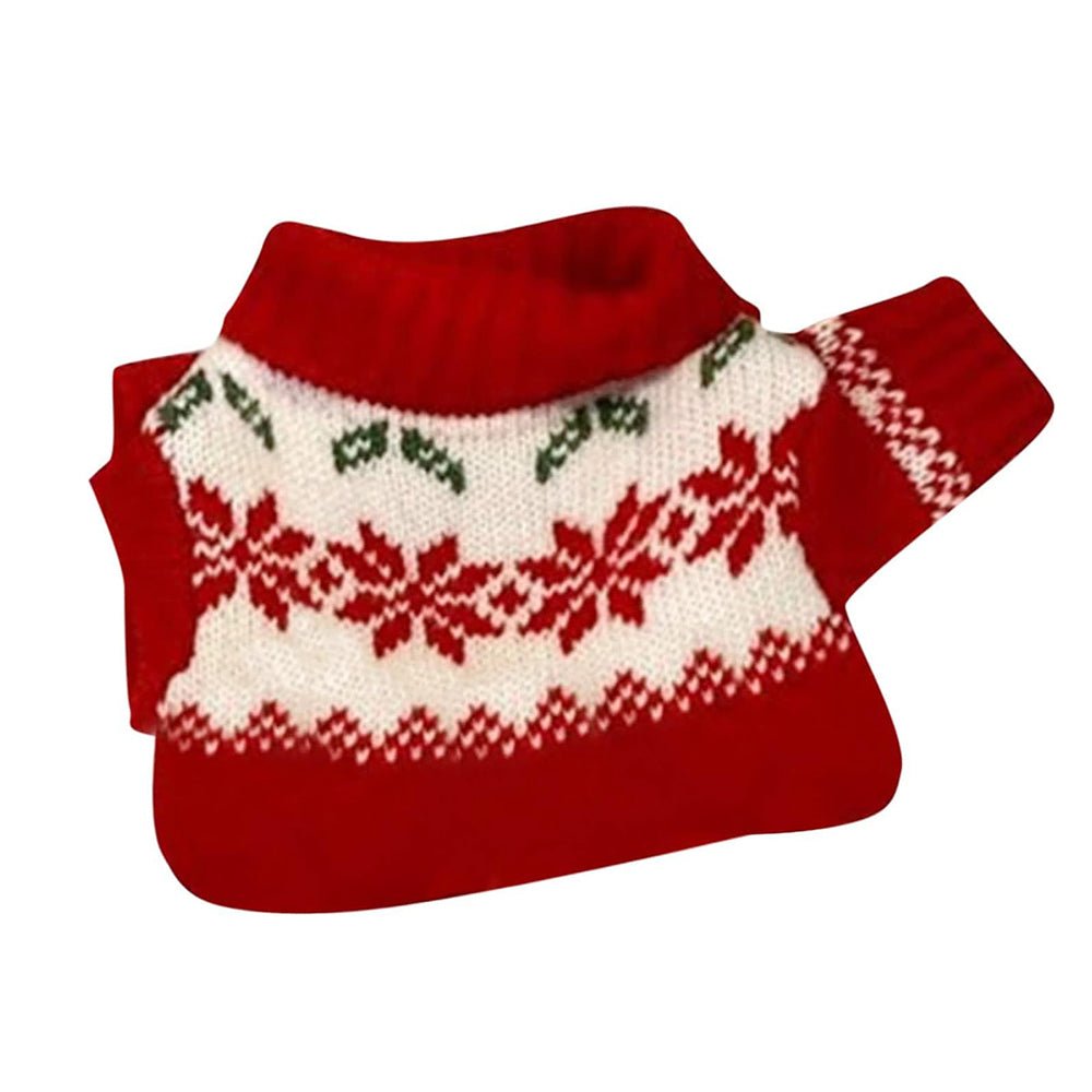Maple Leaf French Bulldog Knitted Sweater - French Bulldog Store