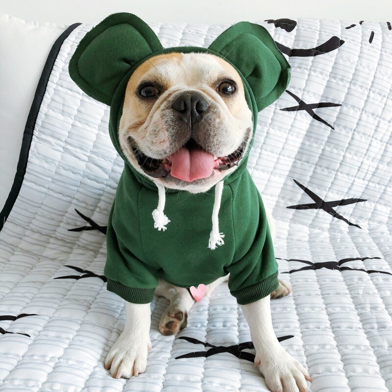 Mouse French Bulldog Hoodie - French Bulldog Store