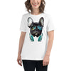 Load image into Gallery viewer, PawsBeats:: French Bulldog Women&#39;s T-Shirt - French Bulldog Store