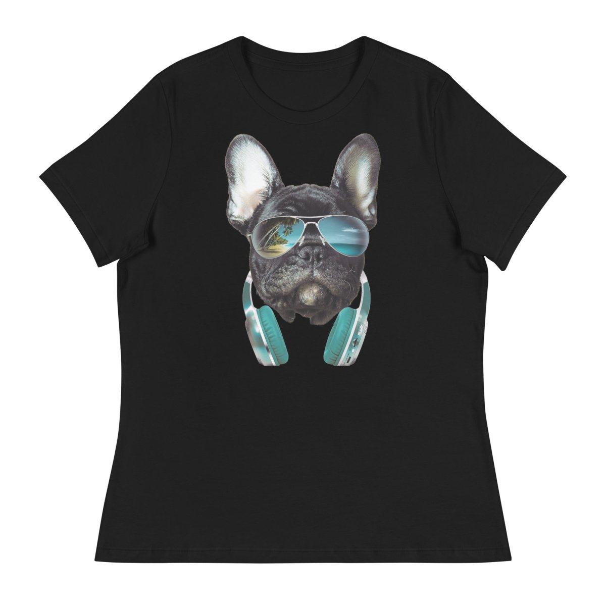 PawsBeats:: French Bulldog Women's T-Shirt - French Bulldog Store