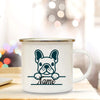 Load image into Gallery viewer, Personalized French Bulldog Metal Mug - French Bulldog Store