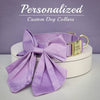 Personalized Silk Frenchie Bowtie Collars - French Bulldog Store