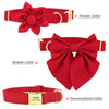 Personalized Silk Frenchie Bowtie Collars - French Bulldog Store