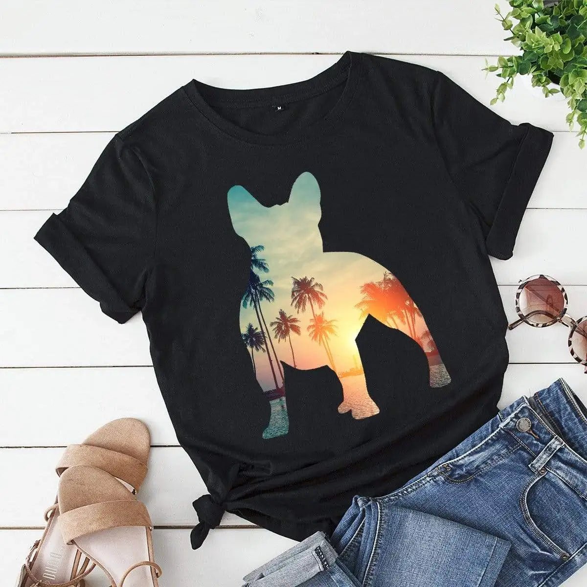 Summer Is Here Women's Relaxed T-Shirt - French Bulldog Store