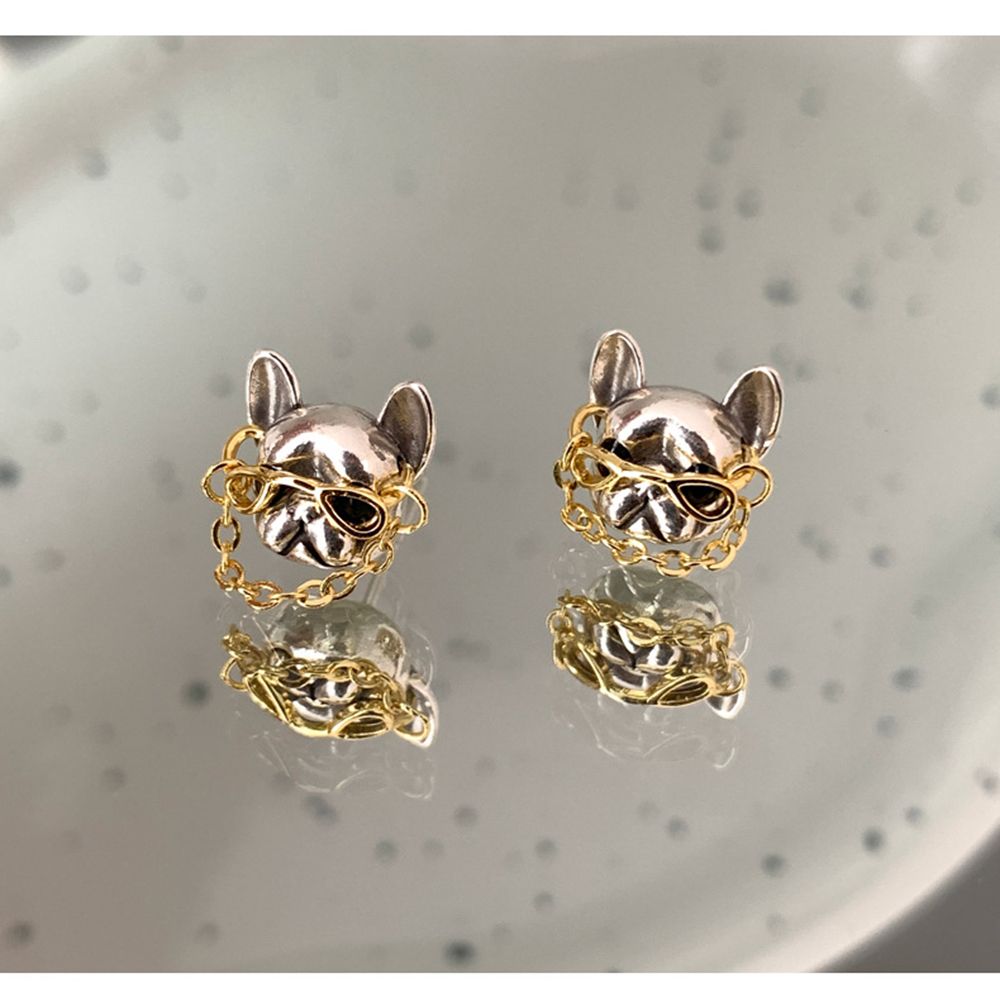 Sunny French Bulldog Earrings - French Bulldog Store