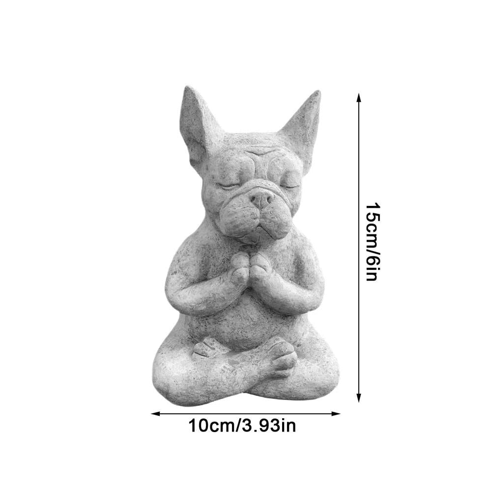 Time For Yoga French Bulldog Statue - French Bulldog Store