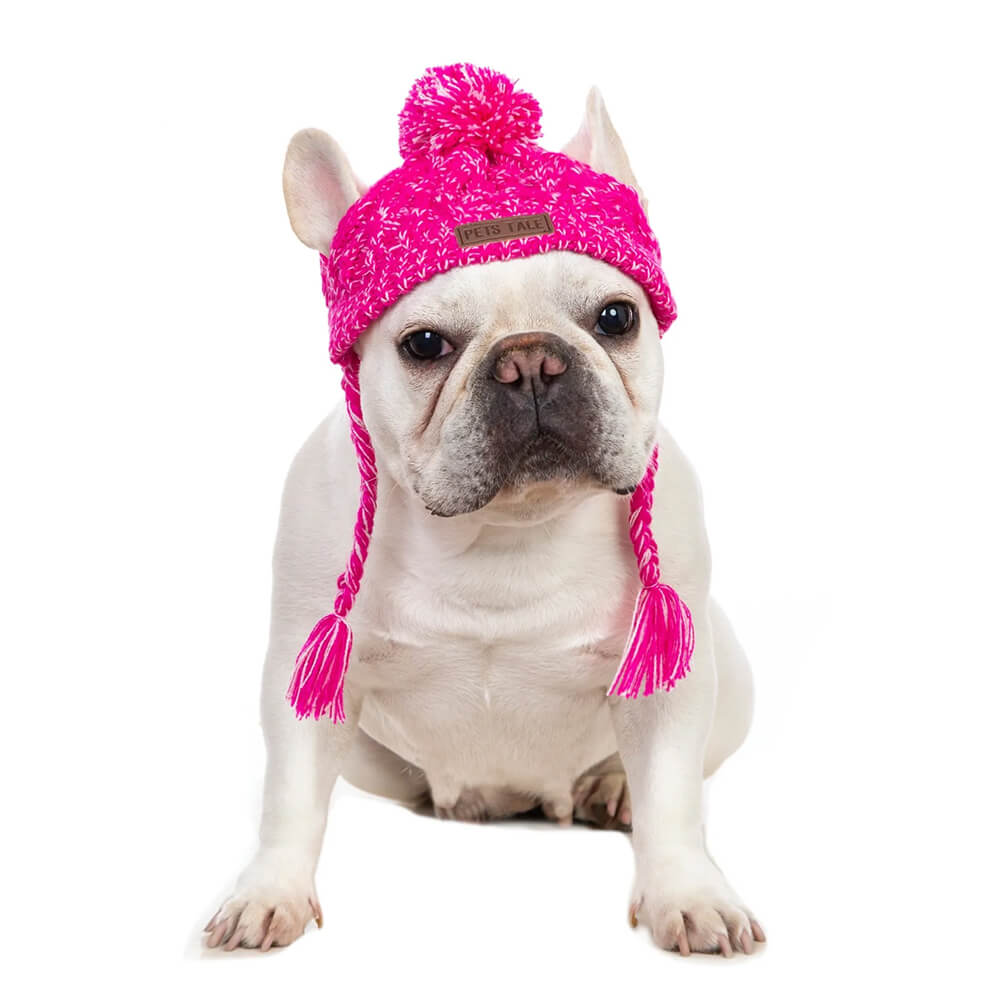 Winter Soft Knitted Frenchie Beanie - French Bulldog Store