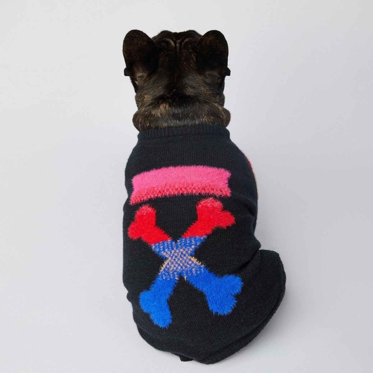 Woof French Bulldog Knitted Sweater - French Bulldog Store